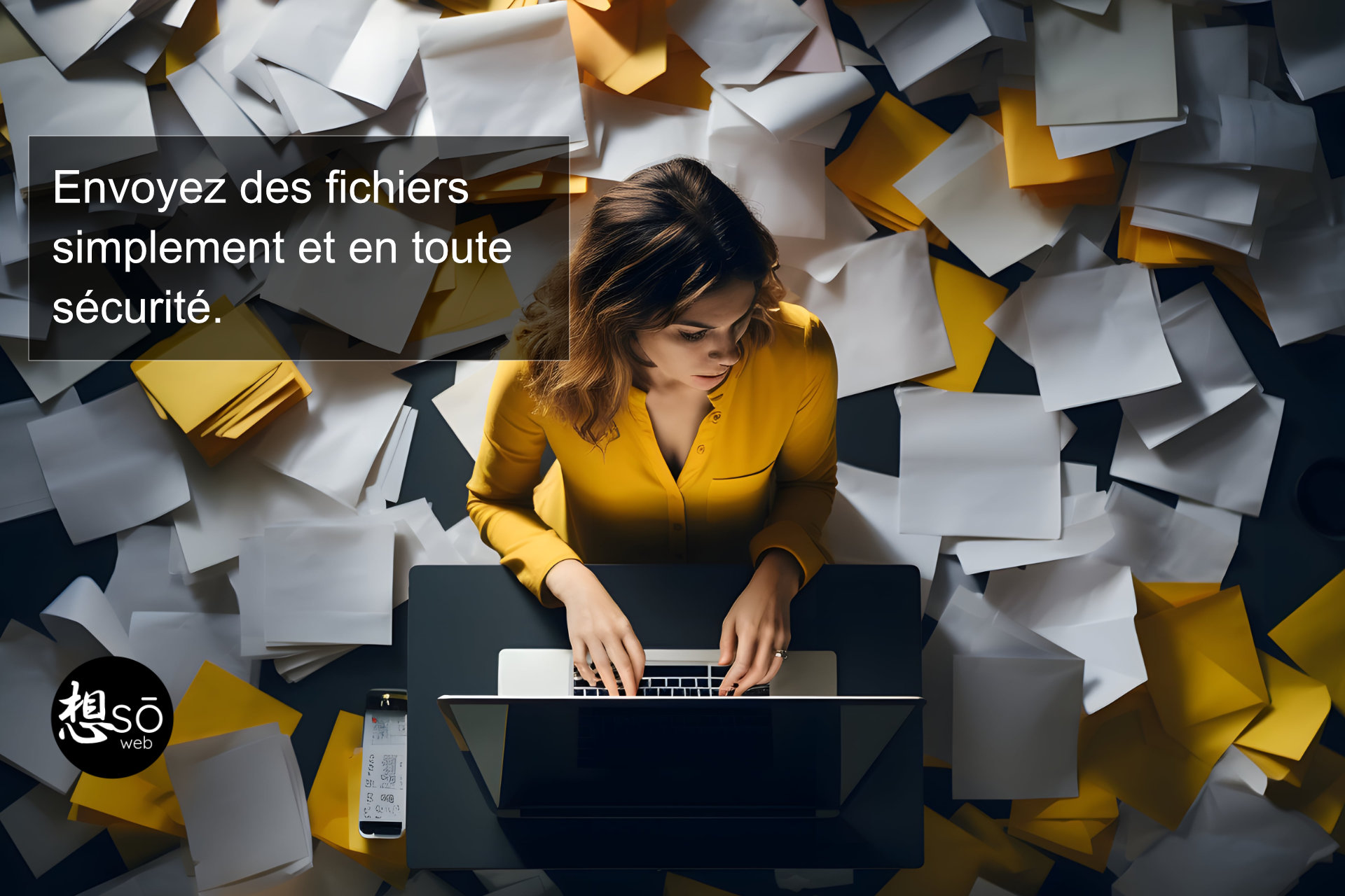 Envoyez des fichiers simplement et en toute sécurité.