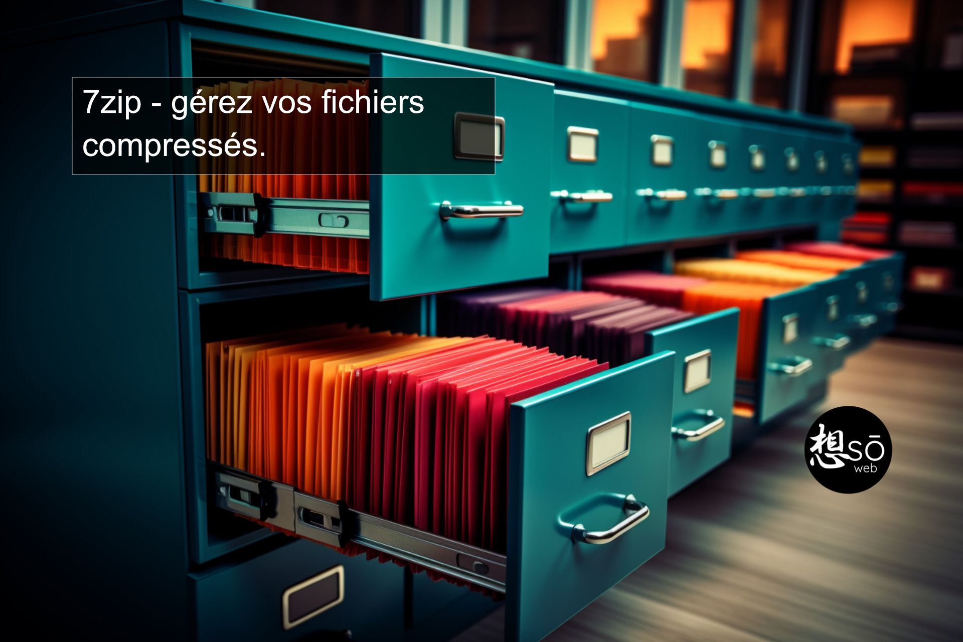 7zip – gérez vos fichiers compressés.