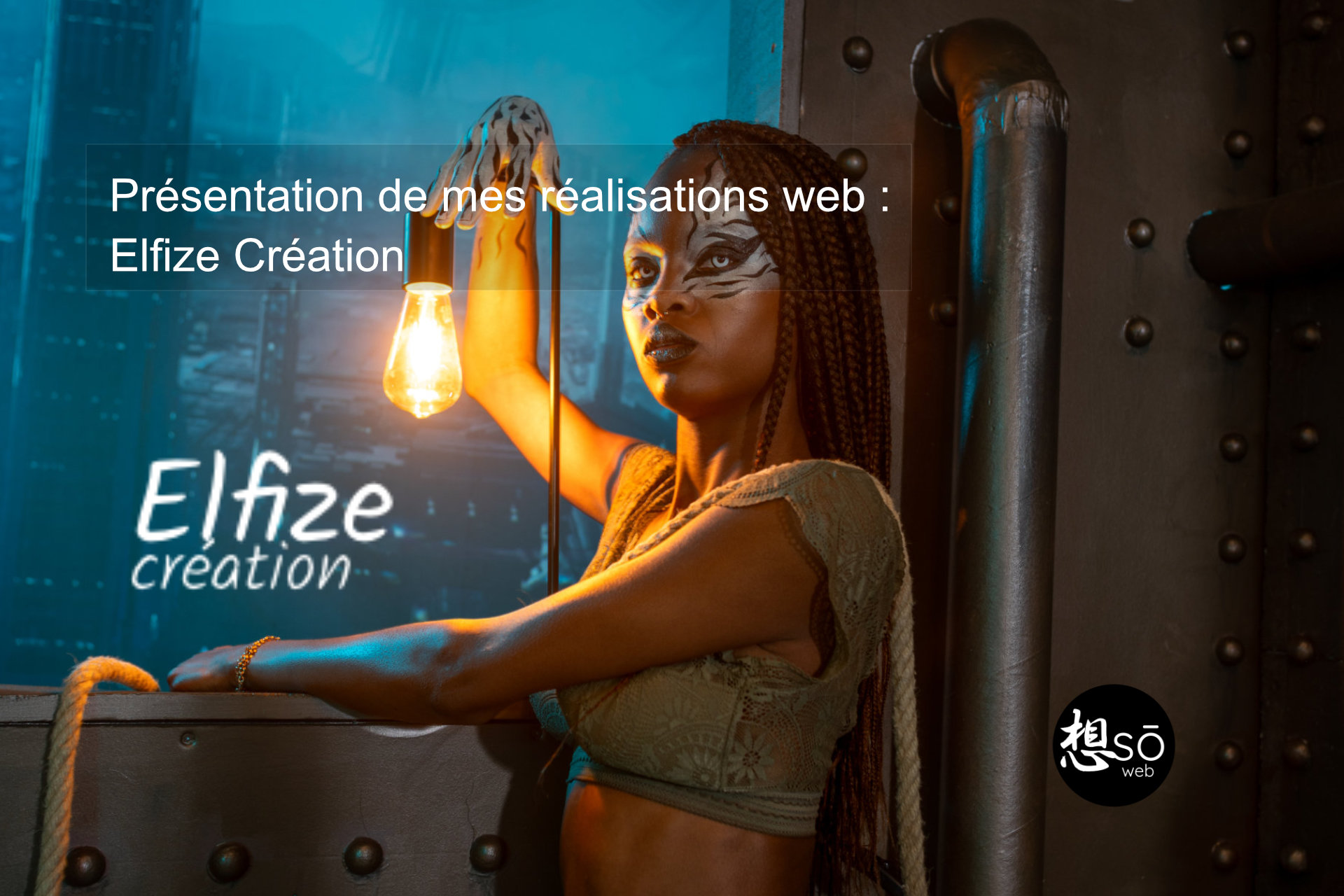 Présentation de mes réalisations web : Elfize Création