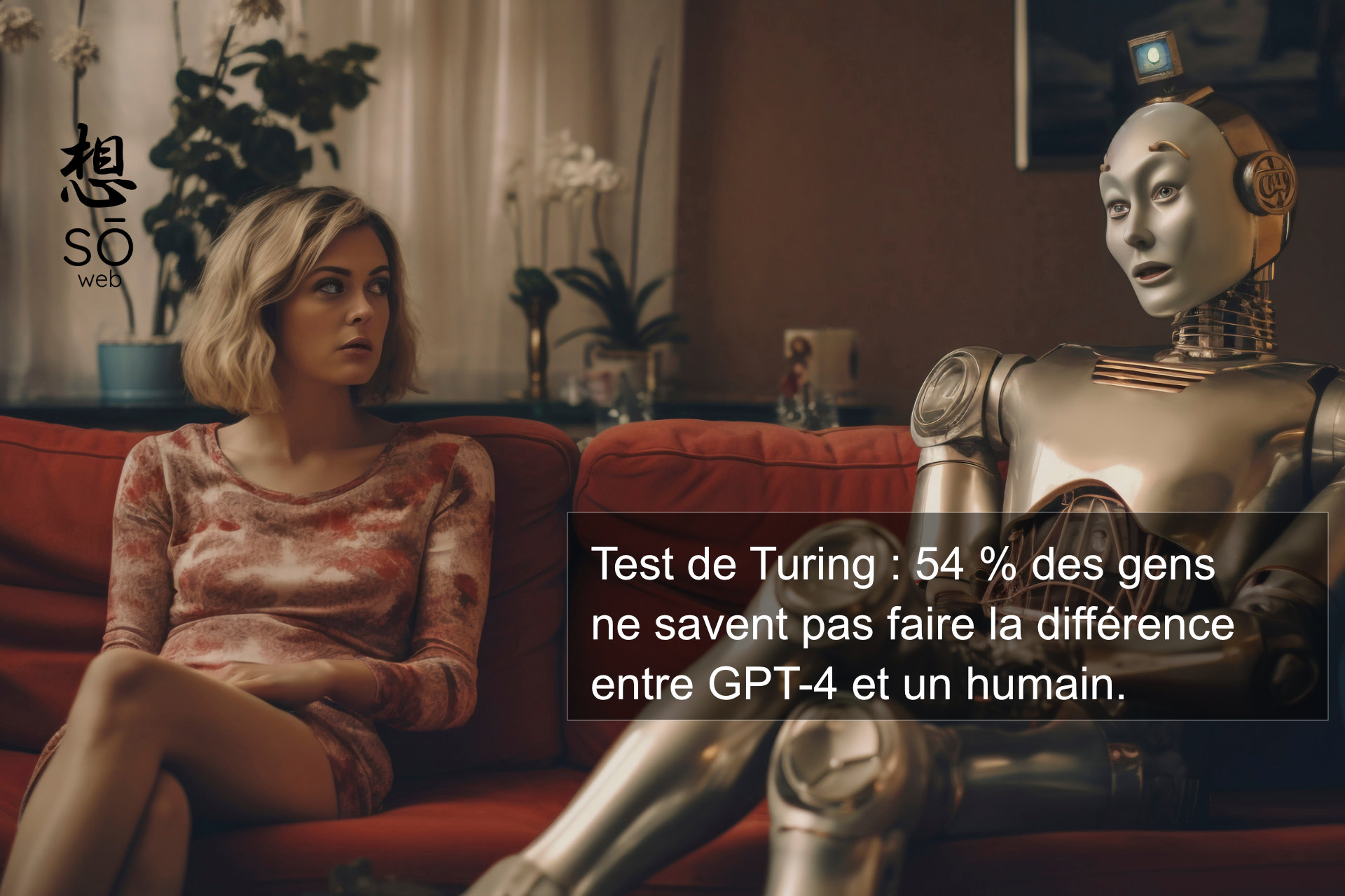 Test de Turing : 54 % des gens ne savent pas faire la différence entre GPT-4 et un humain.